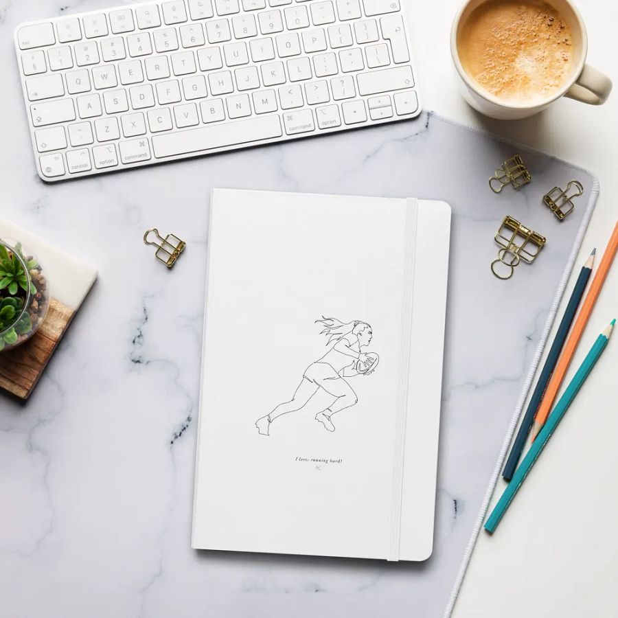 RUNNING HARD <3 Hardcover Journal product image (7)