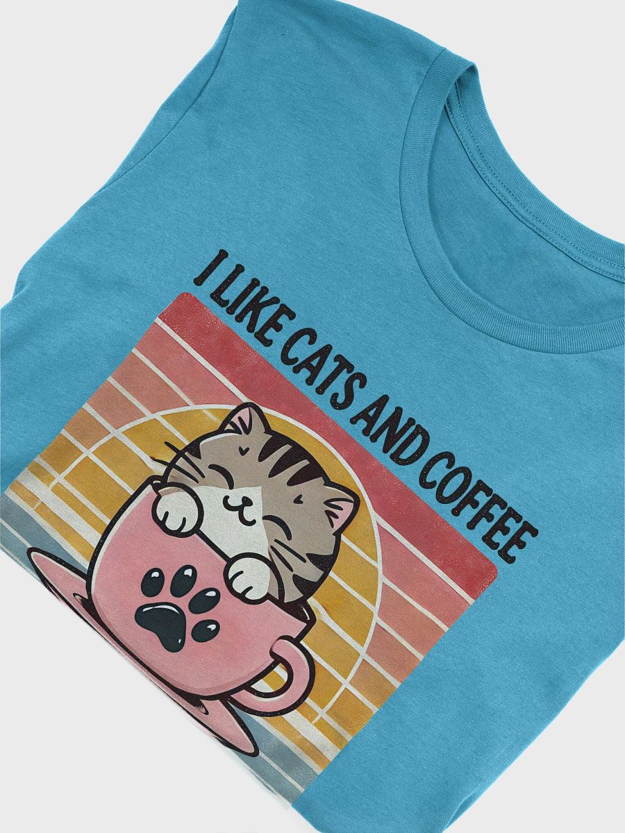 I Like Cats and Coffee And Maybe 3 People - Retro T-Shirt product image (6)