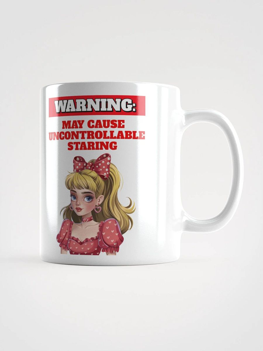 Warning: May Cause Uncontrollable Staring - Funny White Coffee Mug product image (14)