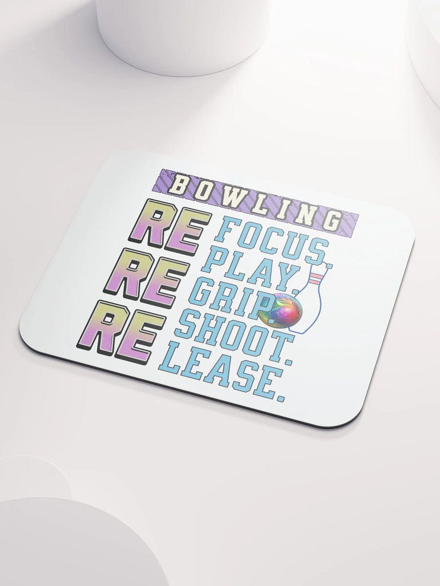 Reuse Bowling Fun Mouse Pad product image (3)