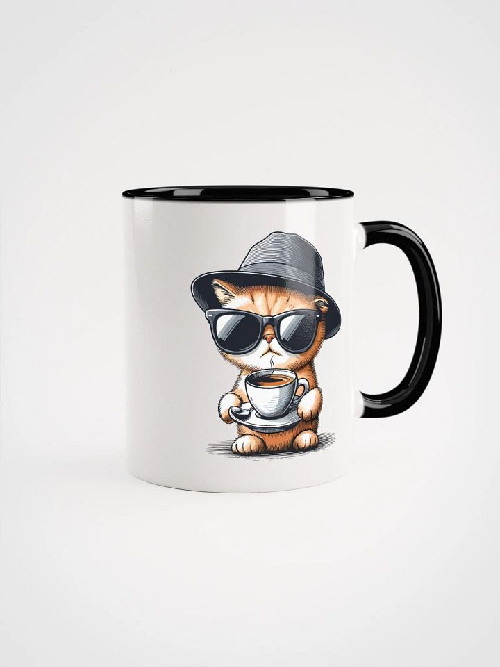 Detective Cat Mug with Color Inside product image (1)
