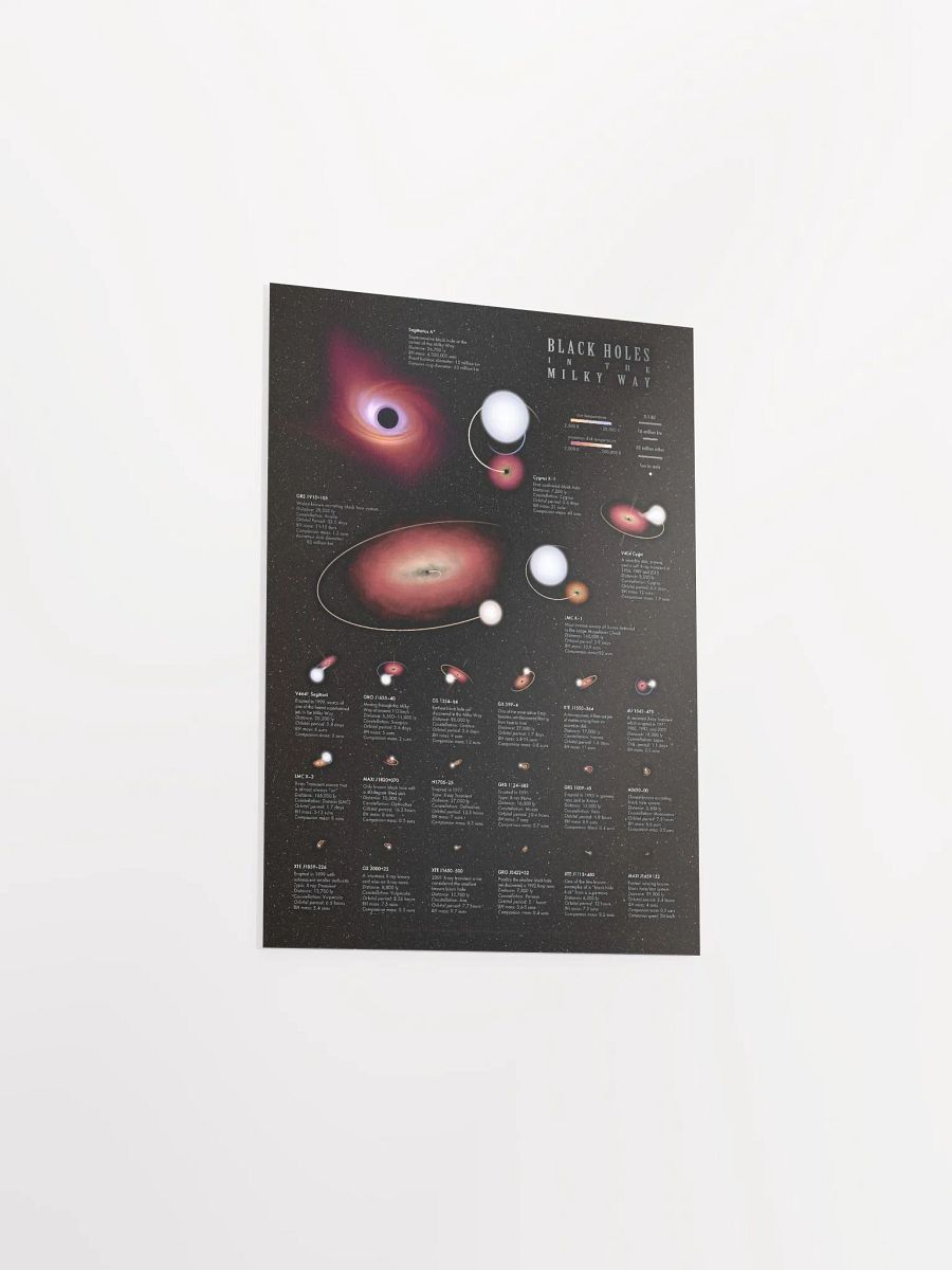 Black Holes in the Milky Way infographic product image (15)