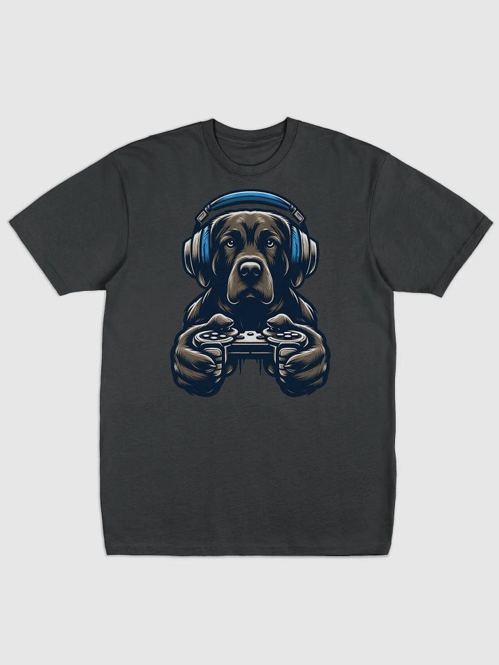 Pawsome Gamer Dog #Statement Tee - Black T-Shirt product image (1)