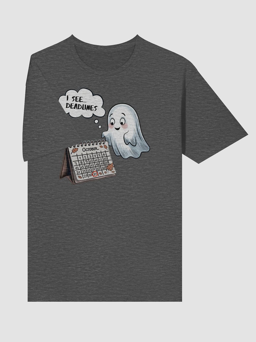 Cute Kawaii Ghost Halloween T-Shirt for Office Workers and True Crime Lovers product image (48)