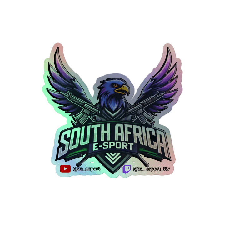 South Africa E-Sport Holographic Sticker Sheet-no flag product image (2)