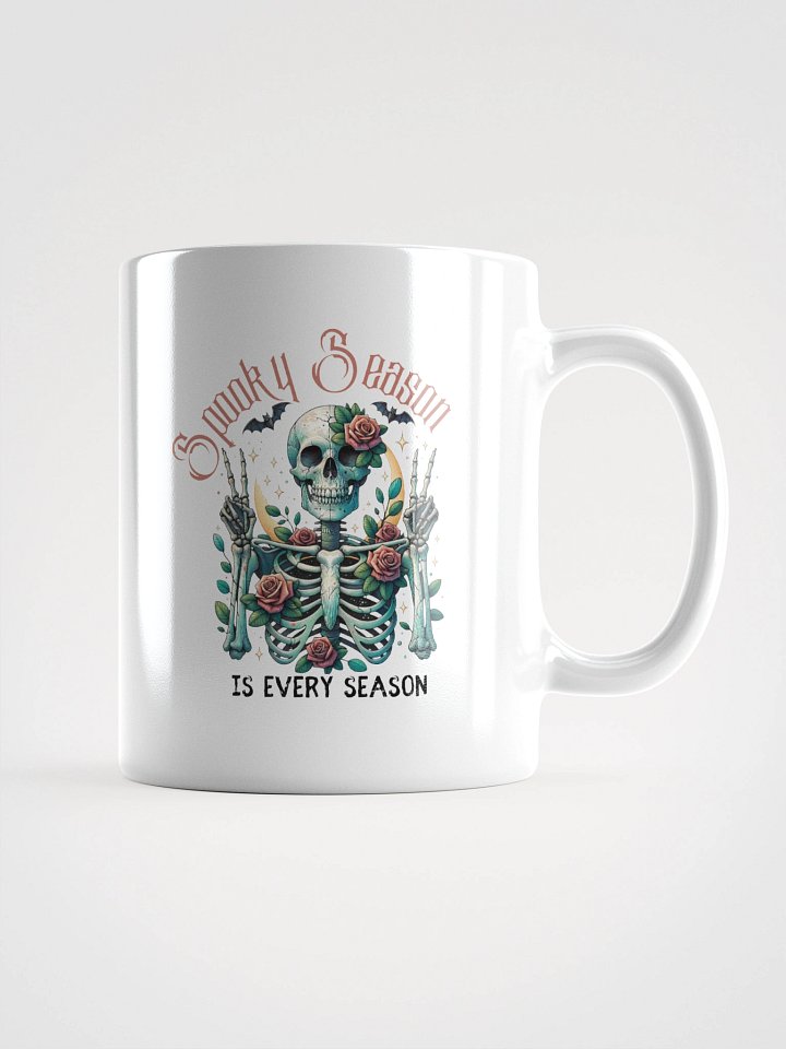 Skeleton Spooky Every Season Glossy Mug product image (1)