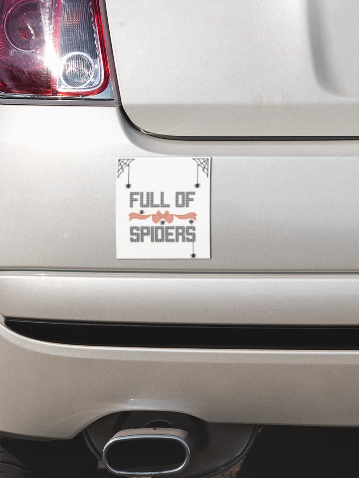 Full of Spiders bubble free stickers product image (1)