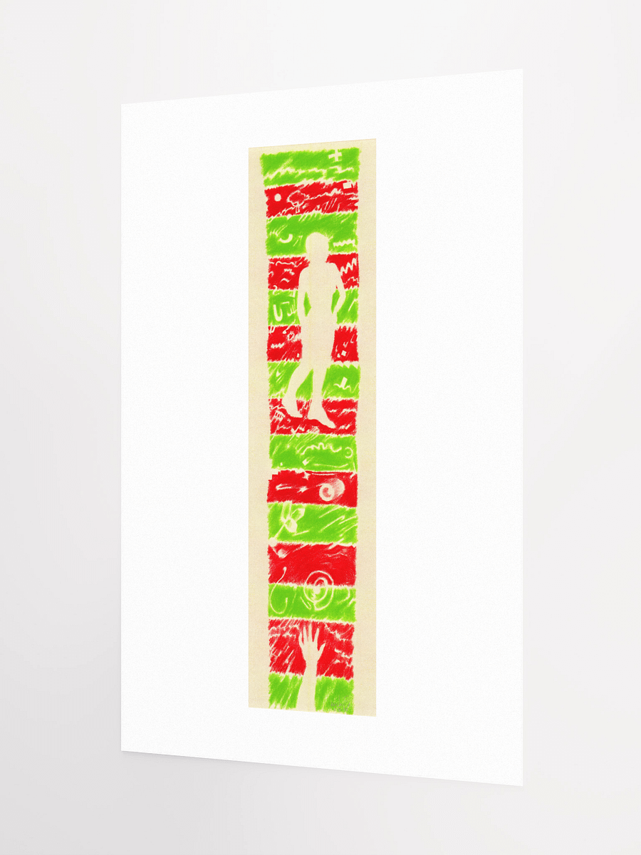 Woman in Red & Green 01.10.90 print product image (4)