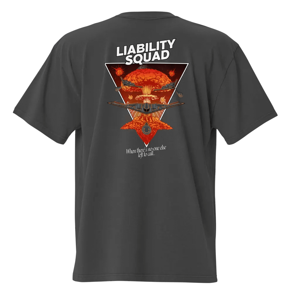 Liability Squad - Faded Oversized Tee product image (2)