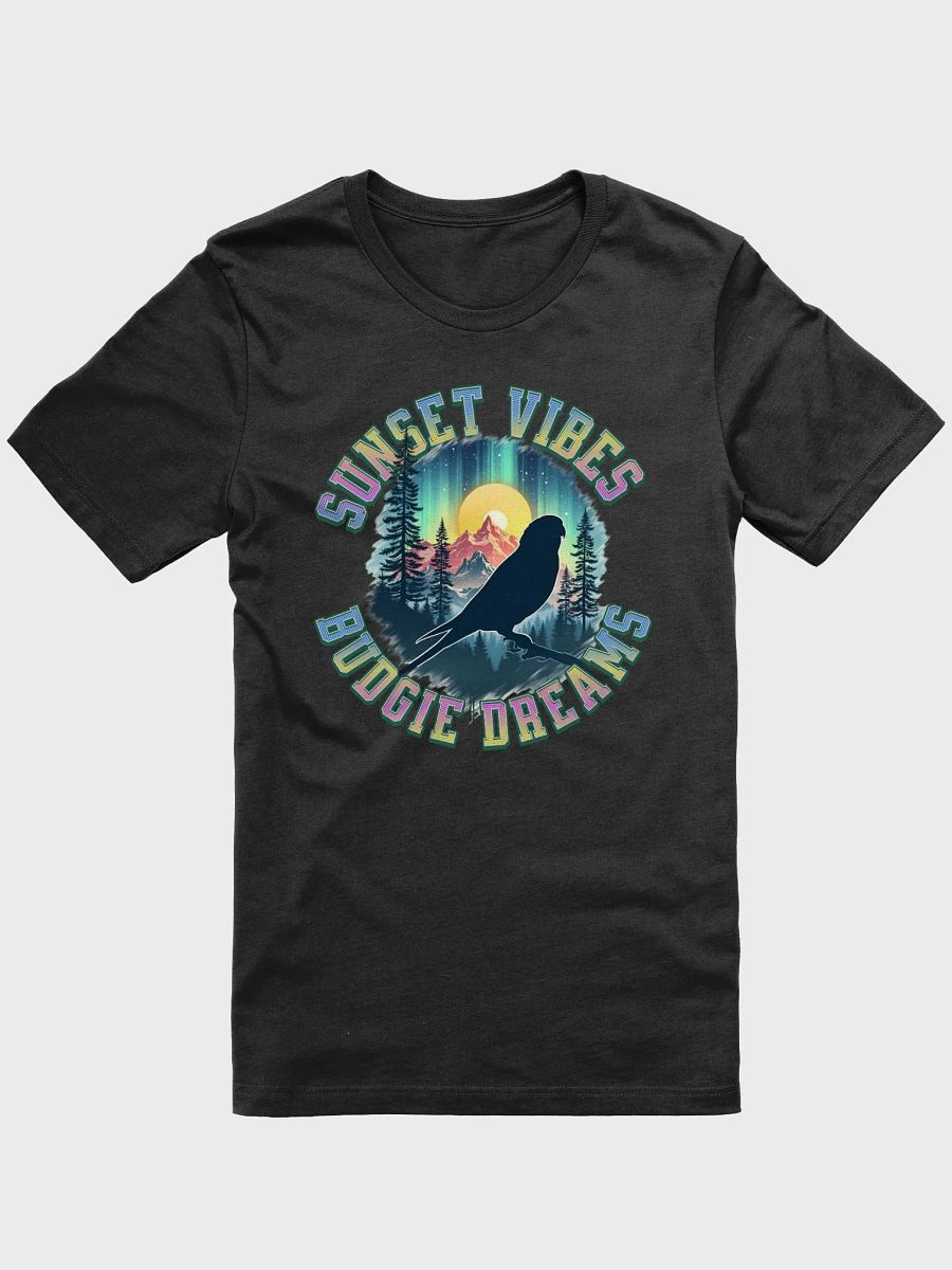 Sunset Vibes Budgie Dreams UltraSoft Unisex T-Shirt product image (4)