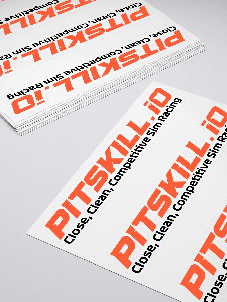 PitSkill Tagline Sticker Sheet product image (4)