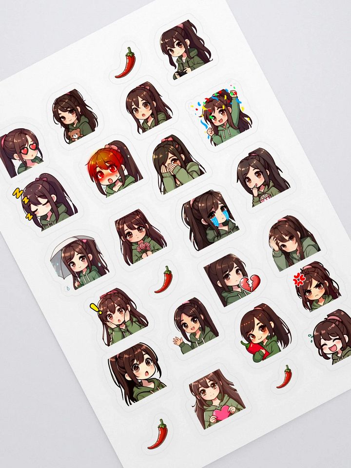 Spicy Emoji Sticker Sheet product image (1)