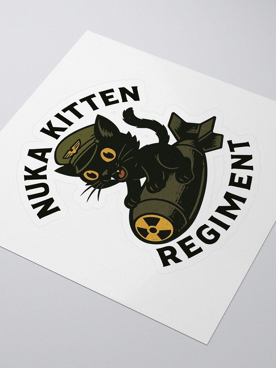 NUKA KITTEN REGIMENT STICKER product image (3)