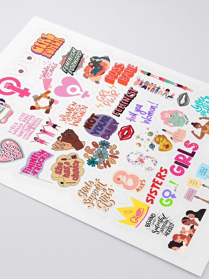 Girl Power Motivational Sticker Sheet product image (2)