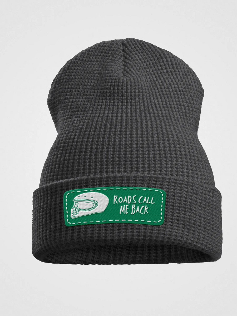 Wanderlust Waffle Knit Beanie | | Roads call me back product image (4)