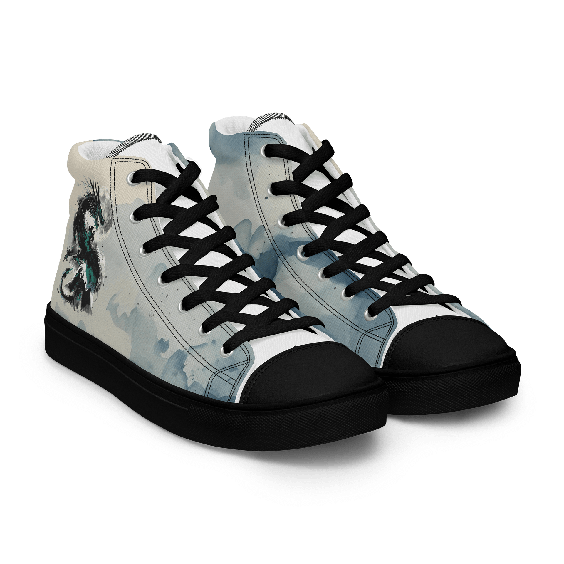 Moonlit Dragon Men's High Tops product image (9)