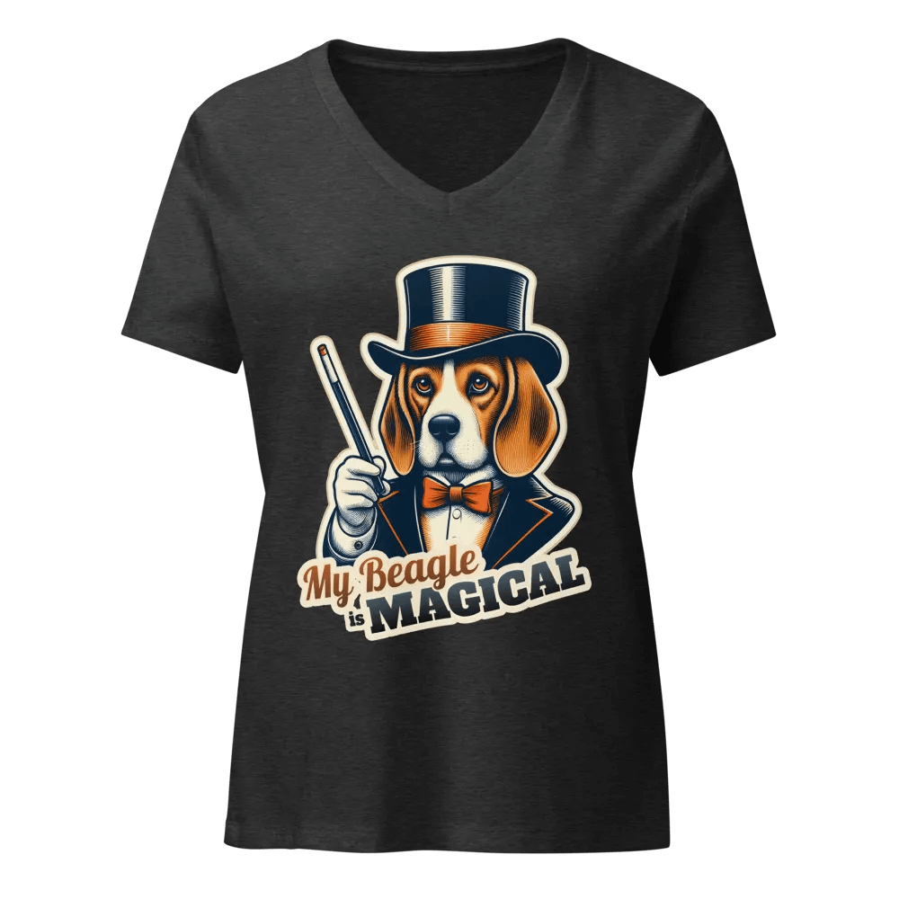 Magician Beagle - V-neck product image (3)