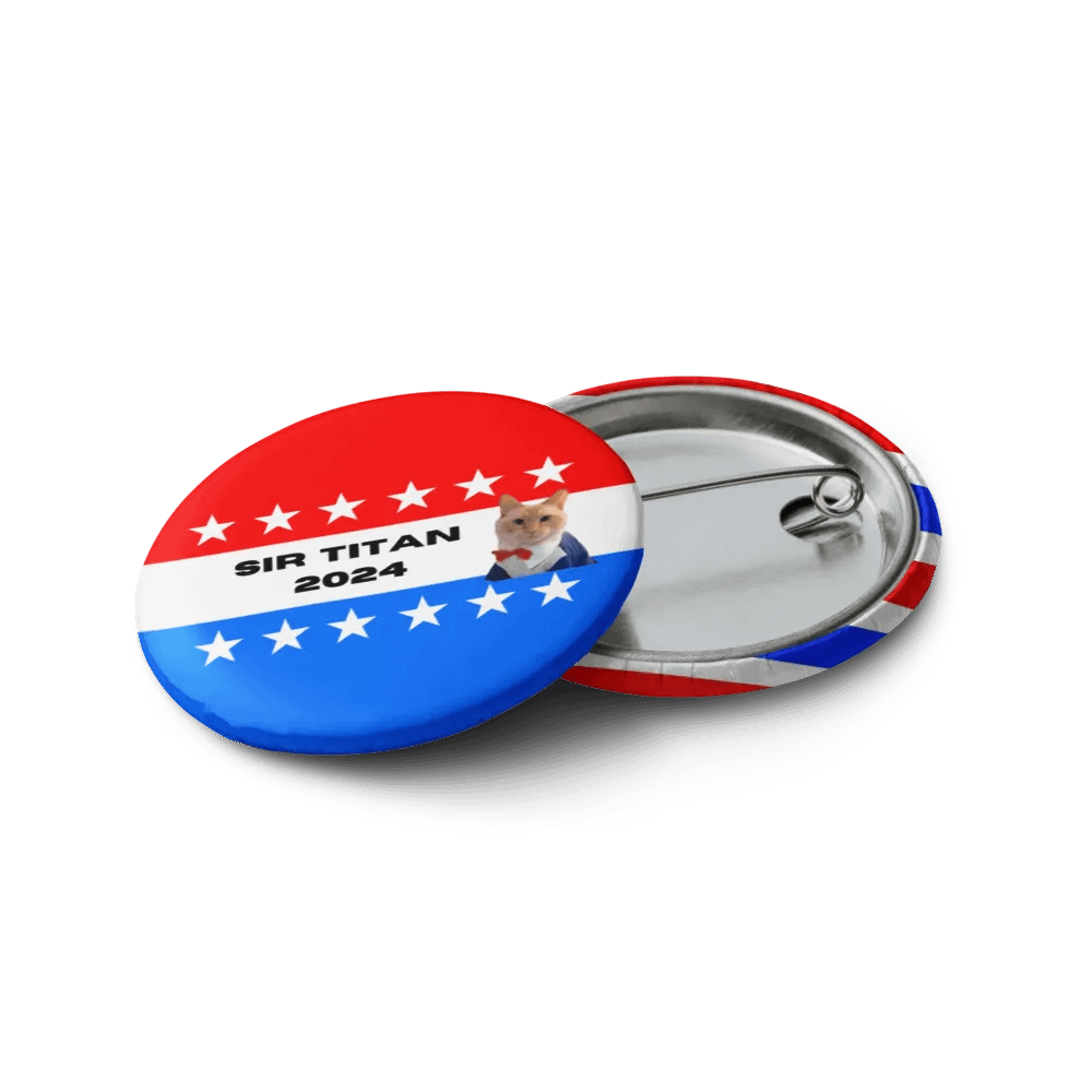 Sir Titan Purrsidential Pins product image (3)