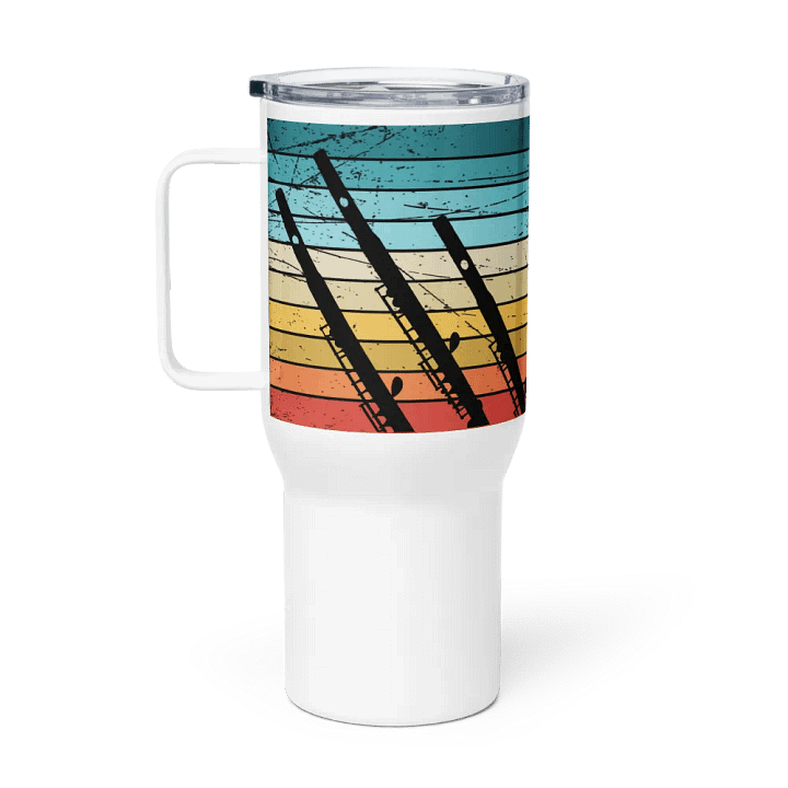 Abstract Flute Stainless Steel Travel Mug - Piccolo product image (1)