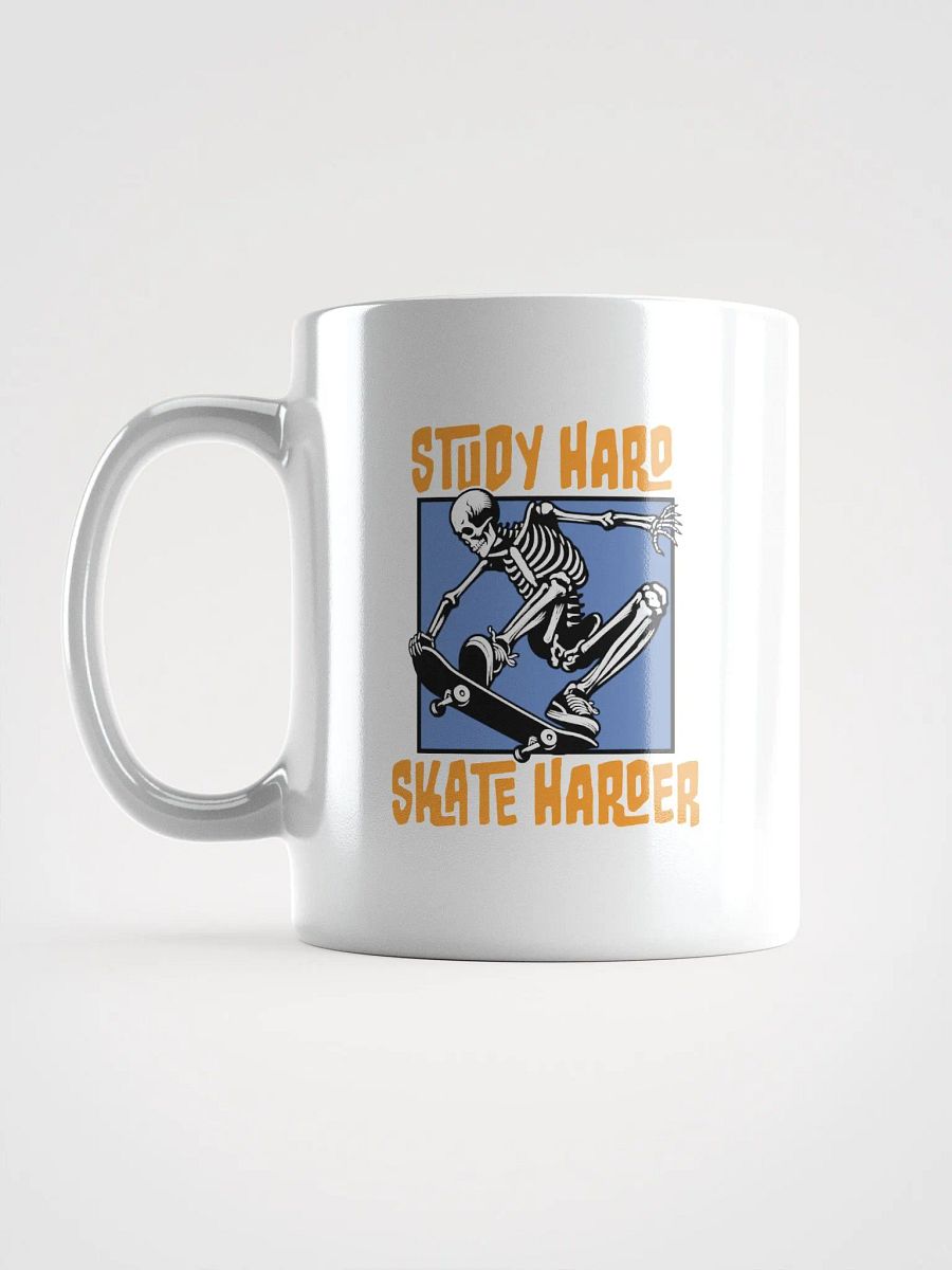 Study Hard, Skate Harder – The Ultimate Skater Coffee Mug product image (5)