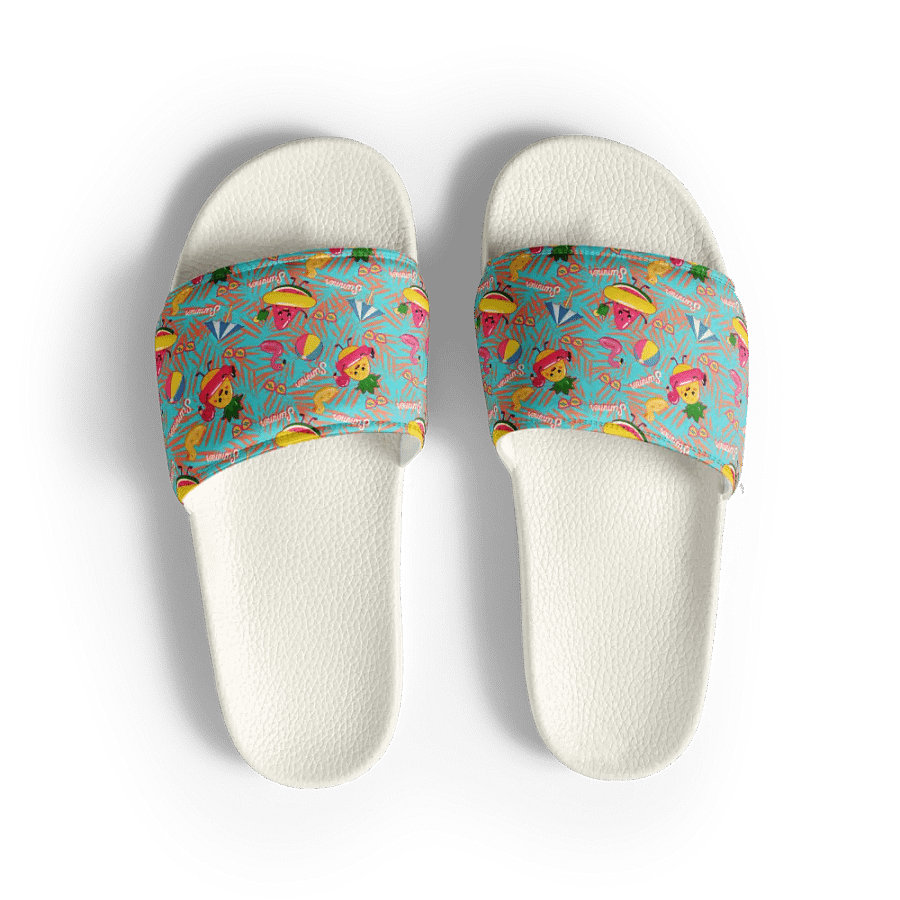Funny Floaties Summer Hawaiian Women's Slides product image (3)