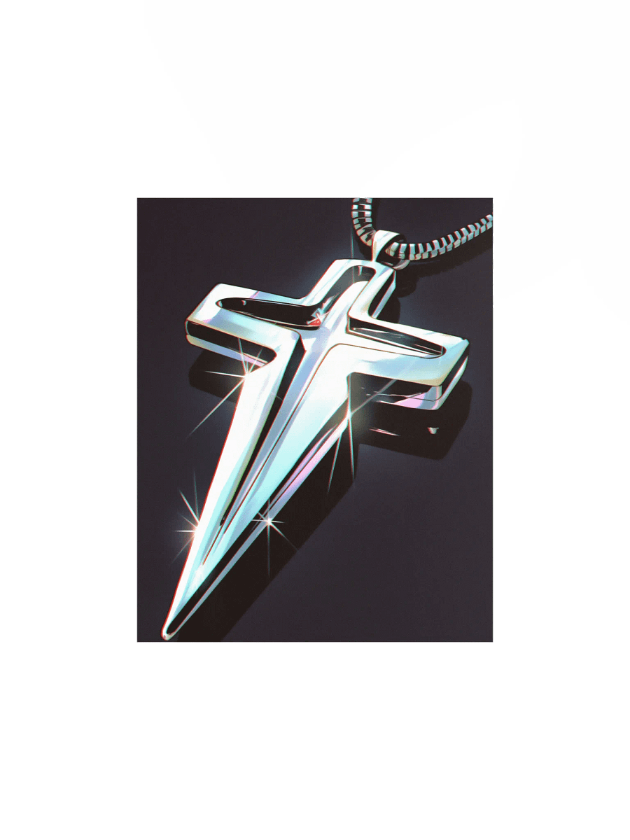 Metallic Cross Matte Poster product image (5)