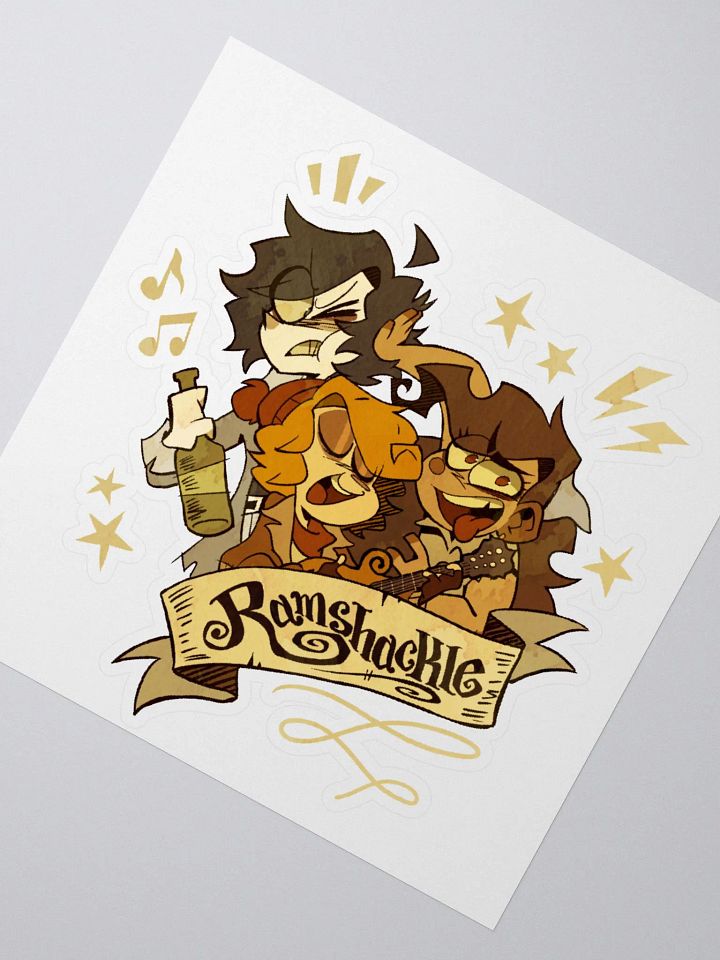 Ramshackle Trio Sticker product image (2)