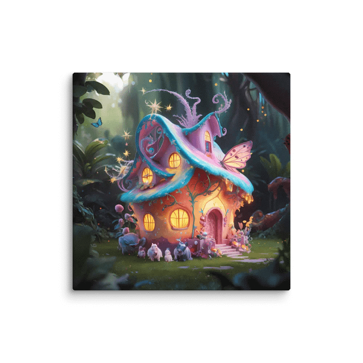 Watercolour Fairy House Art - v11 product image (1)