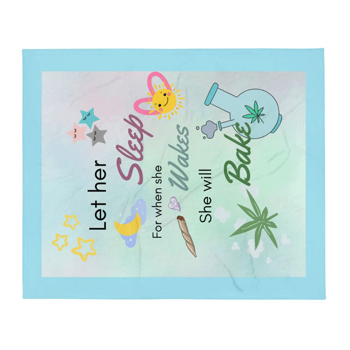Cutesy Wake and Bake Throw Blanket product image (1)