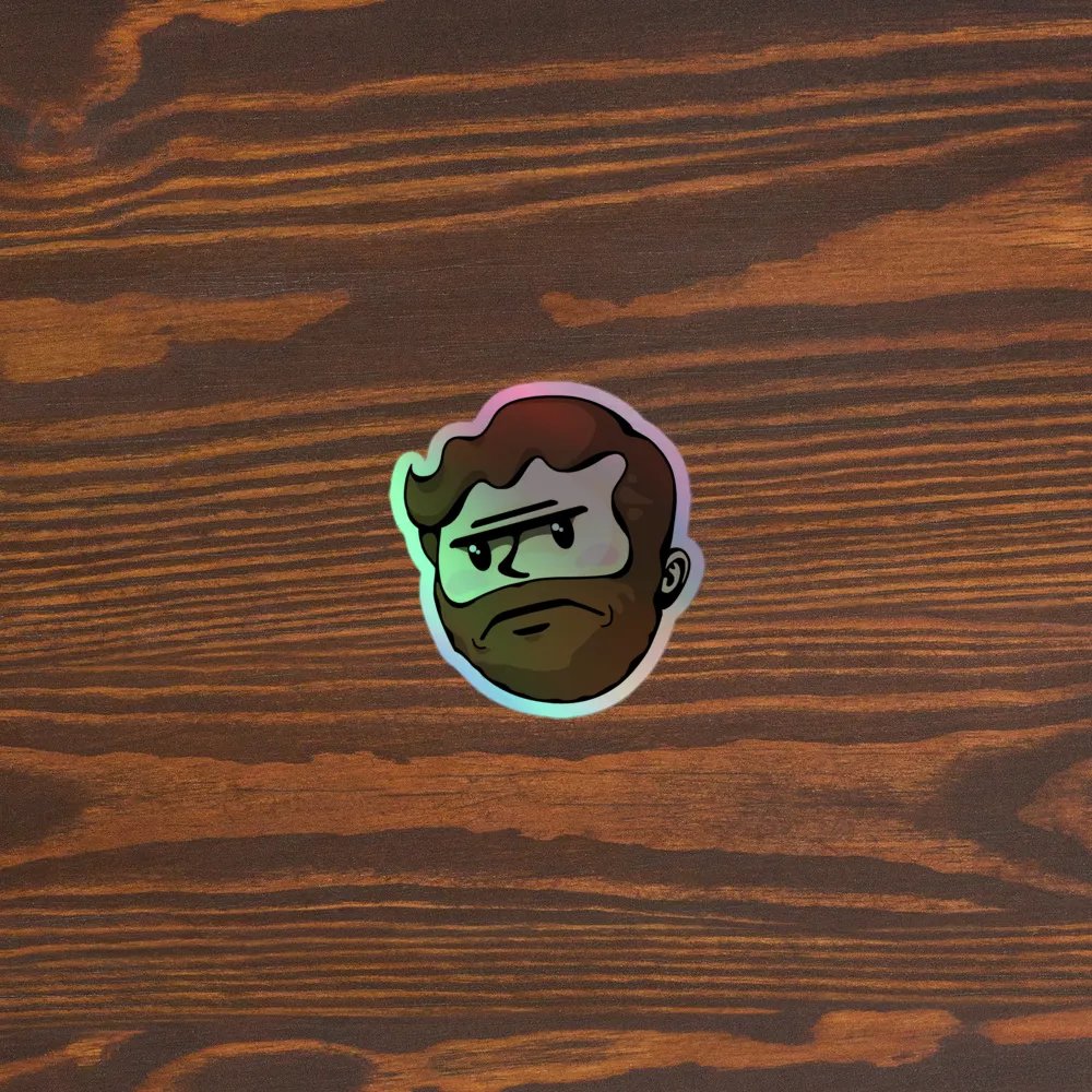 War Disappointment Holographic Sticker product image (5)