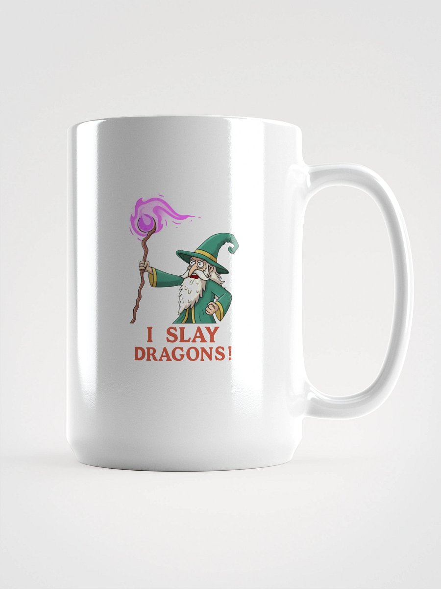 “I Slay Dragons” – Jon Arthon Wizard Coffee Mug product image (1)