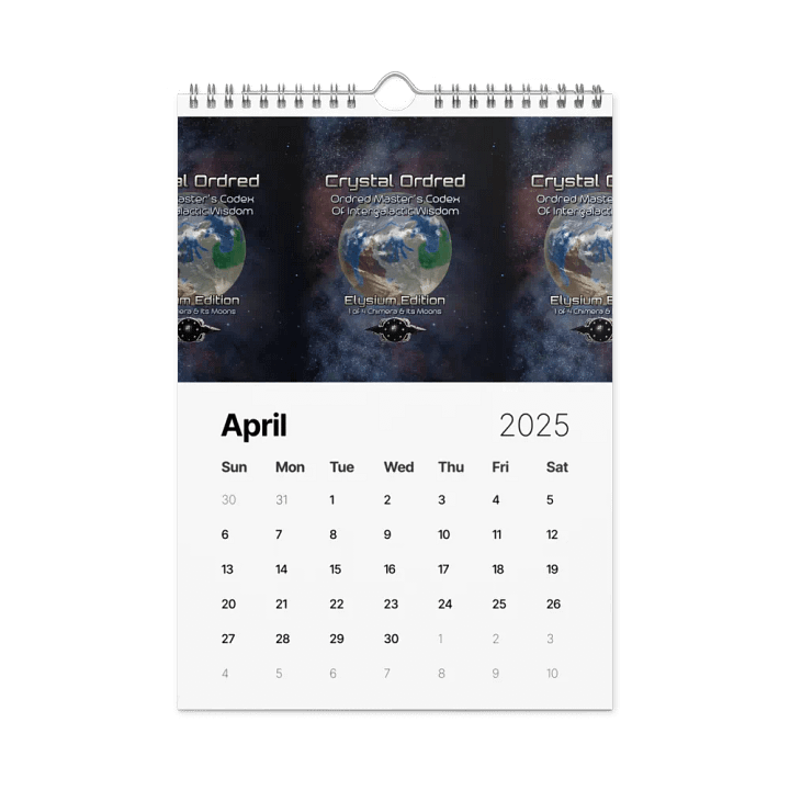 Crystal Ordred Calendar product image (1)