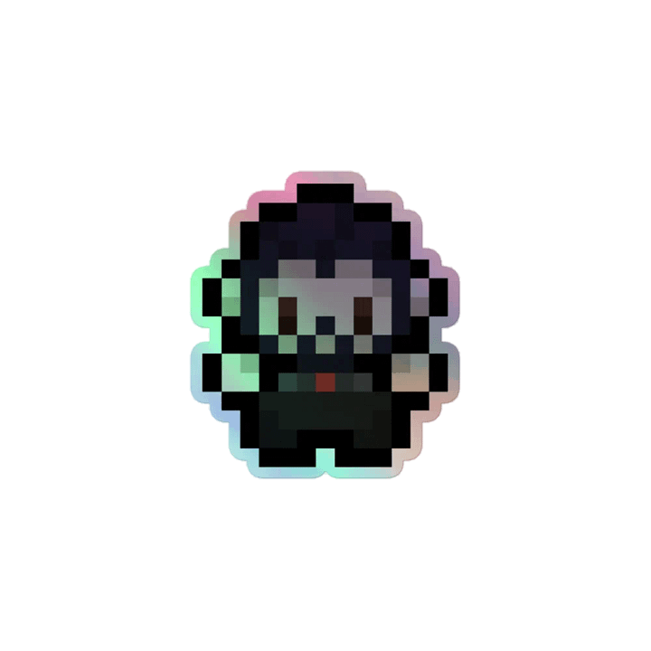 Retro Holographic Sticker Pack - Dark Hero Edition product image (1)