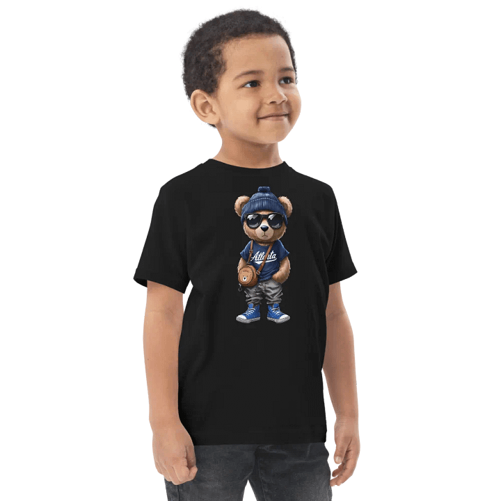 Trendy Teddy Bear Atlanta Toddler T-Shirt product image (3)