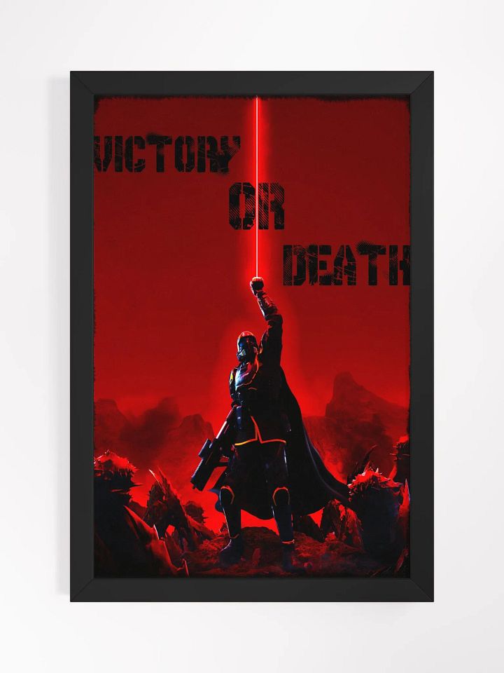 Victory or Death Framed Matte Poster product image (1)