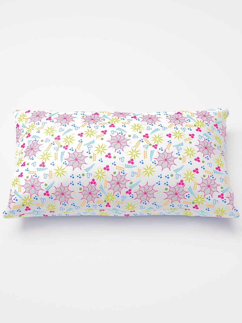 Funky Floral Throw Pillow