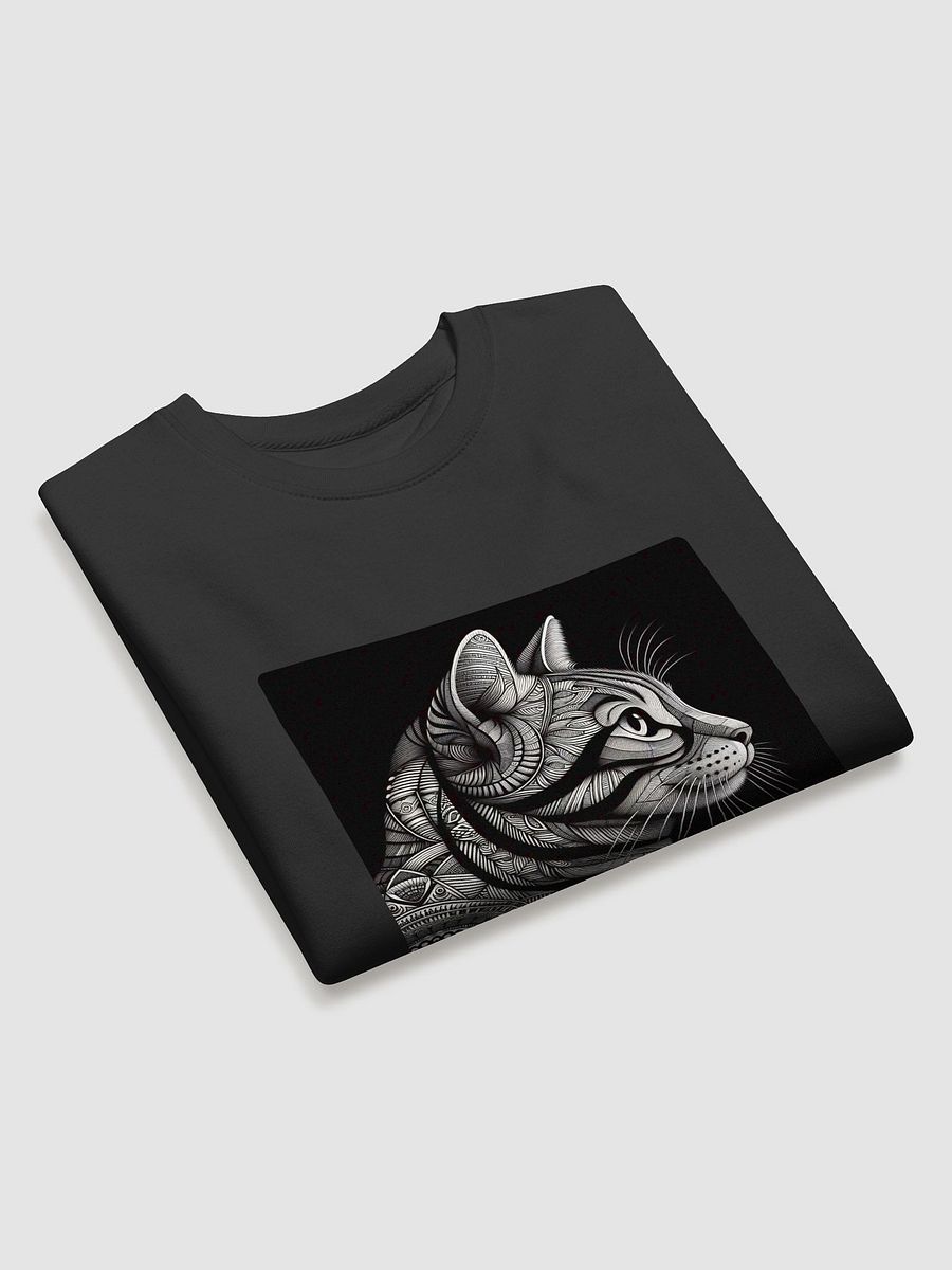 Geometric Feline Elegance Sweatshirt product image (14)