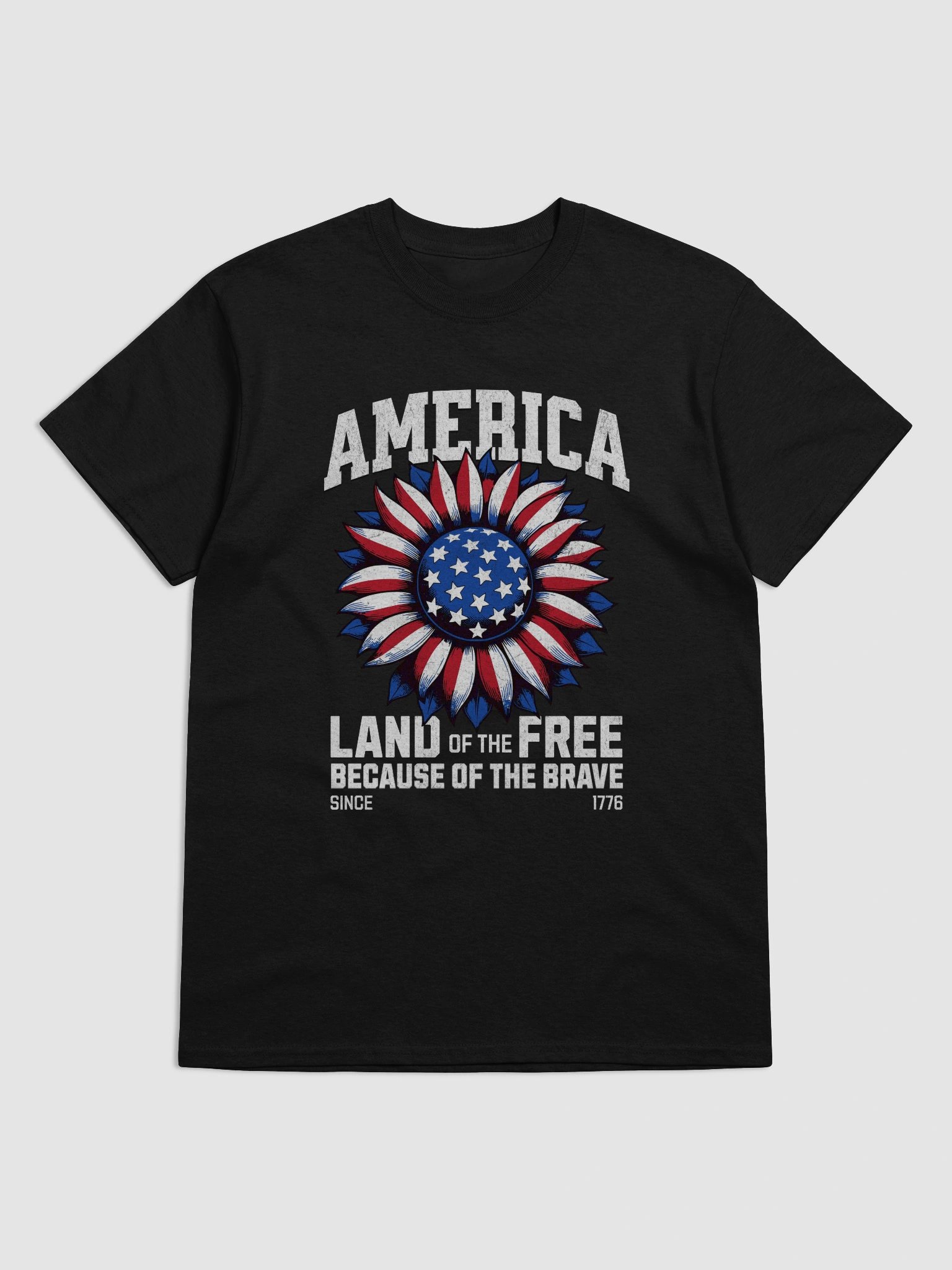 Patriotic Sunflower Tee - Fourth of July product image (3)