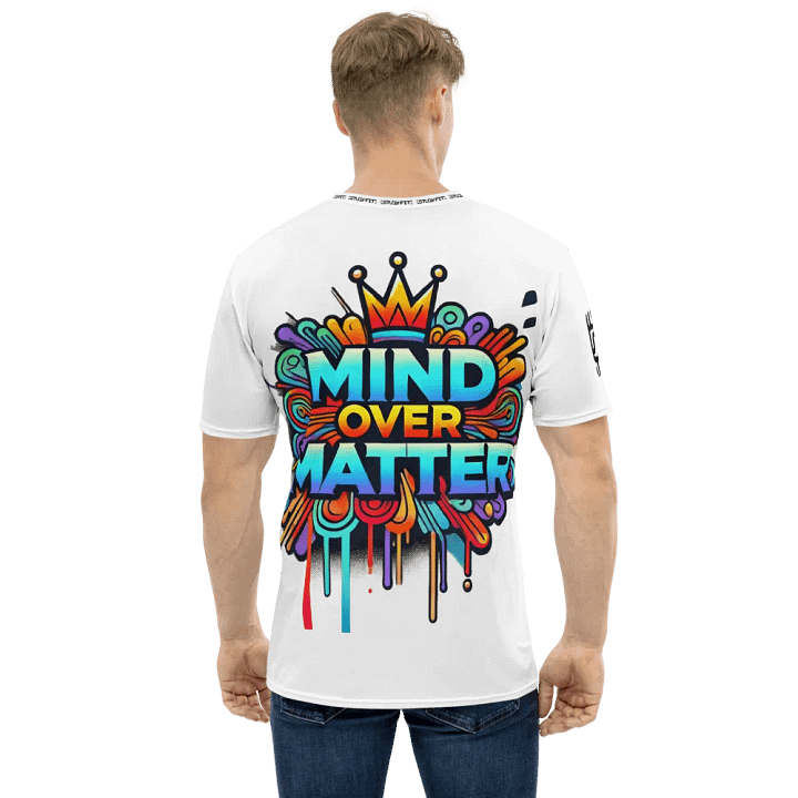 Mind Over Matter White Tee product image (1)
