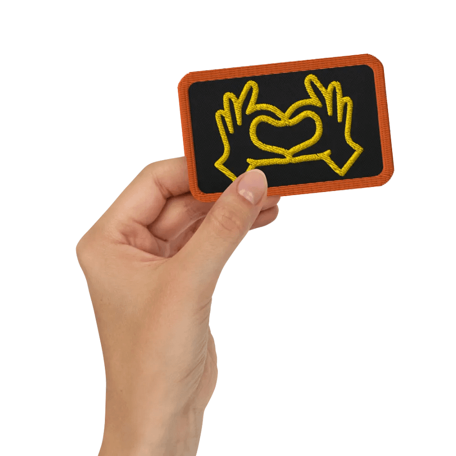 Love Gesture Embroidered Patch product image (3)