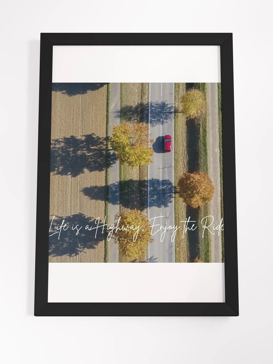 Wall Art Car Ride Framed High-Quality Matte Poster (in) product image (4)