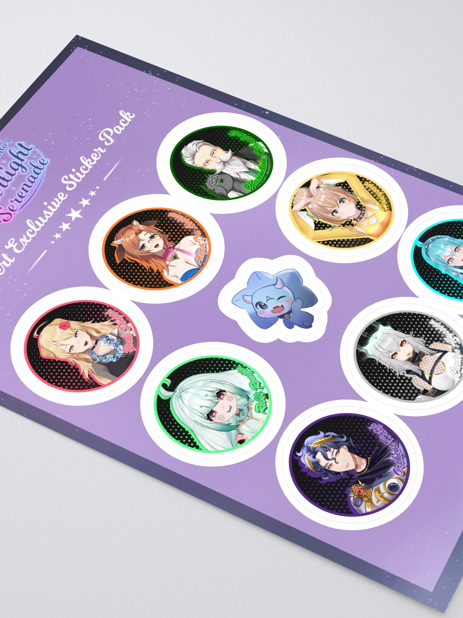 Skiddo's Starlight Serenade Concert Kiss Cut Sticker Sheet product image (2)