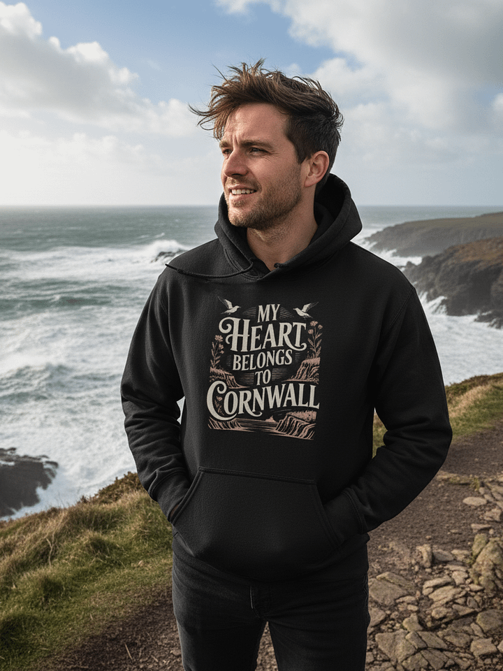 My Heart Belongs To Cornwall - Classic Hoodie product image (2)
