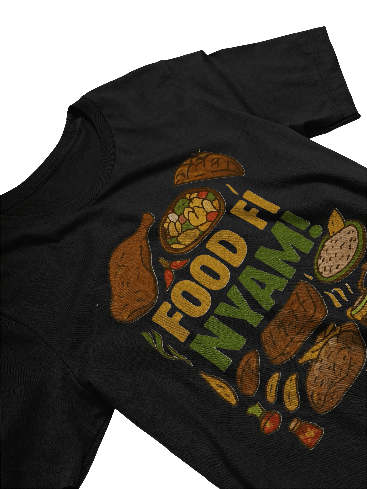 FOOD FI NYAM! Illustrated T-Shirt product image (23)