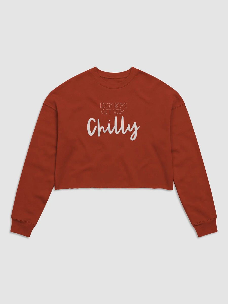 Edgy Boys Get Very Chilly Crop Crew Neck product image (8)