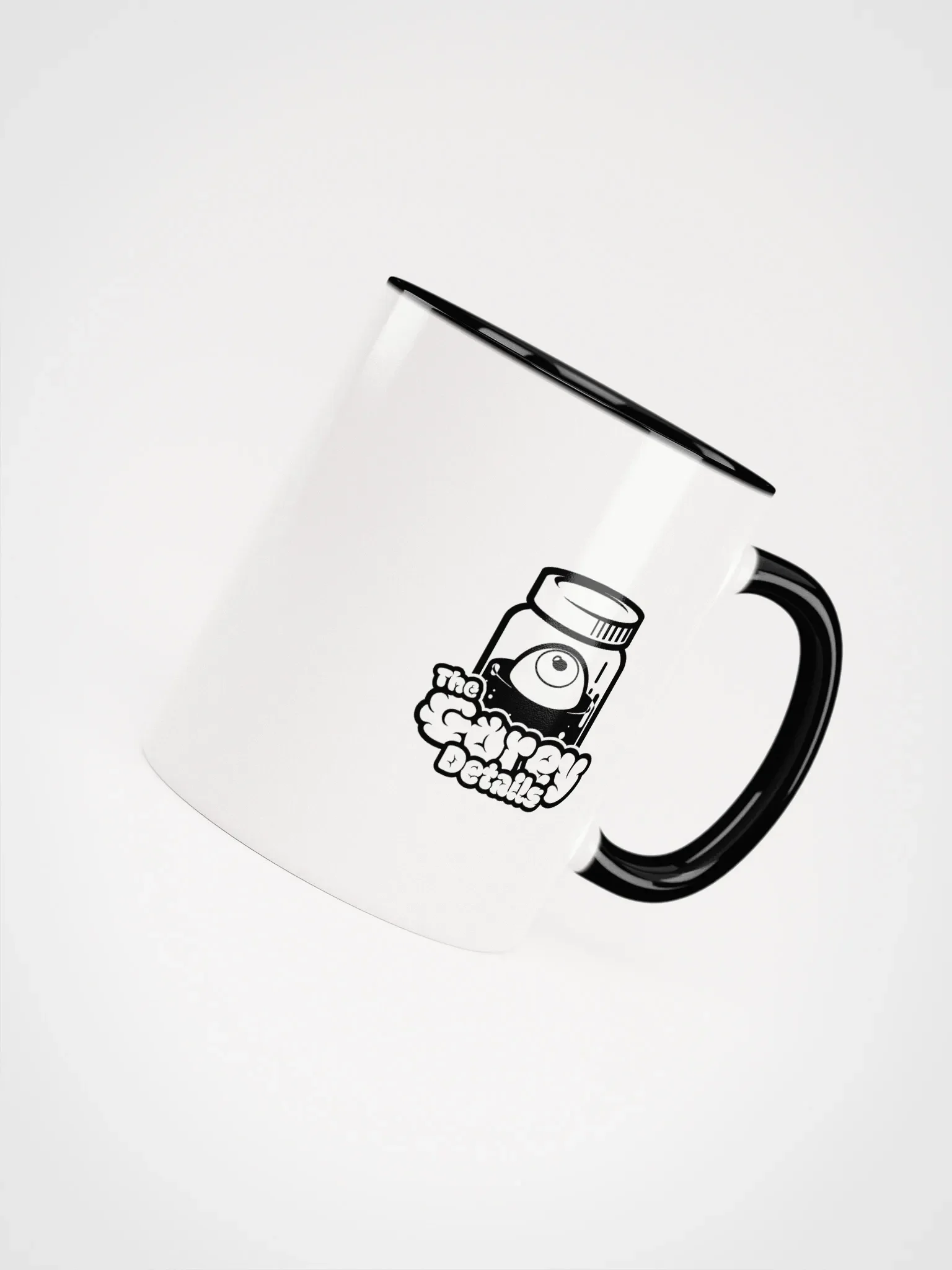 Full Logo Black - Ceramic Mug with Color Inside product image (4)