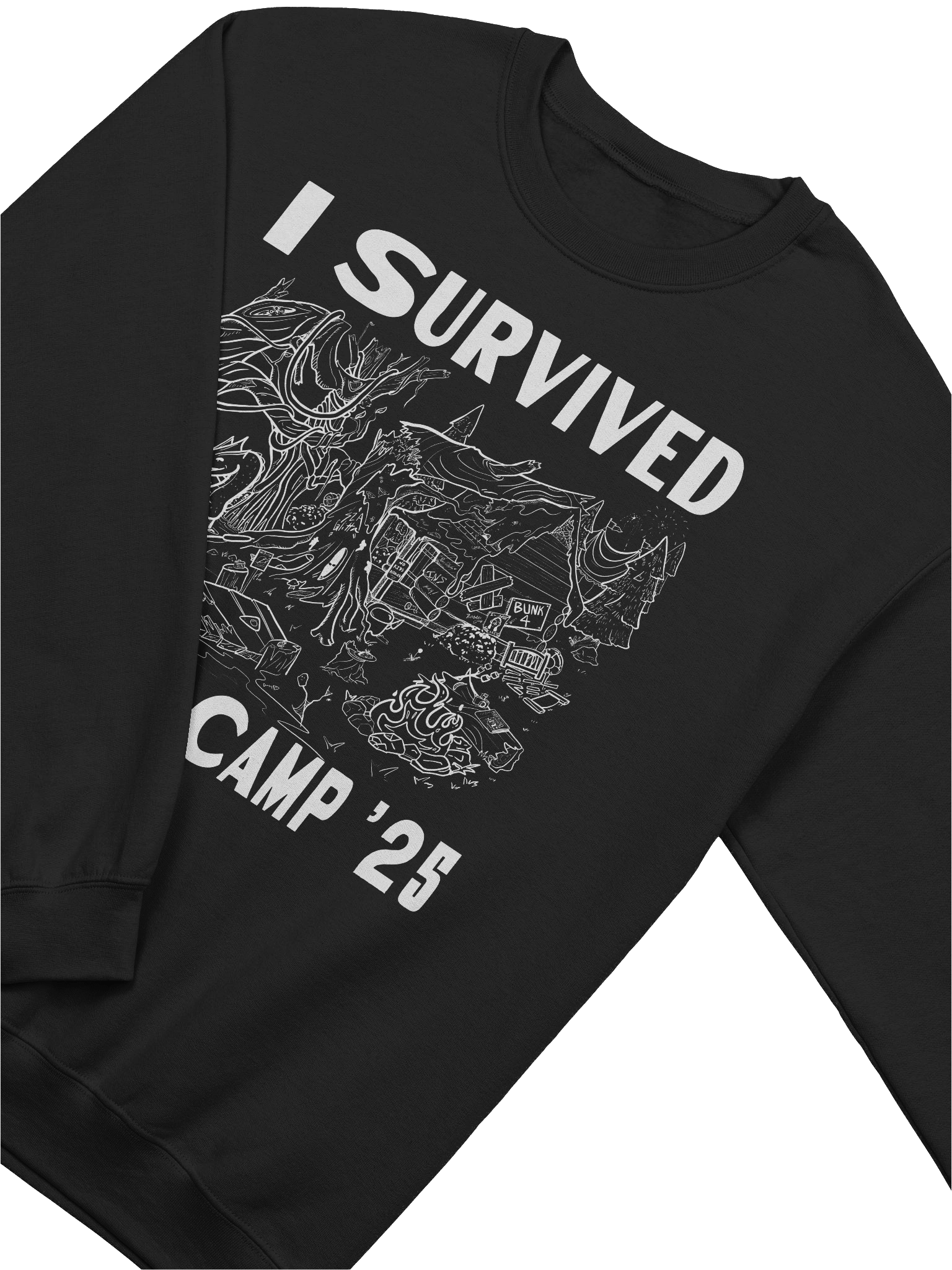 I Survived Coven Camp 25 Crew Neck Sweatshirt - Dark product image (22)