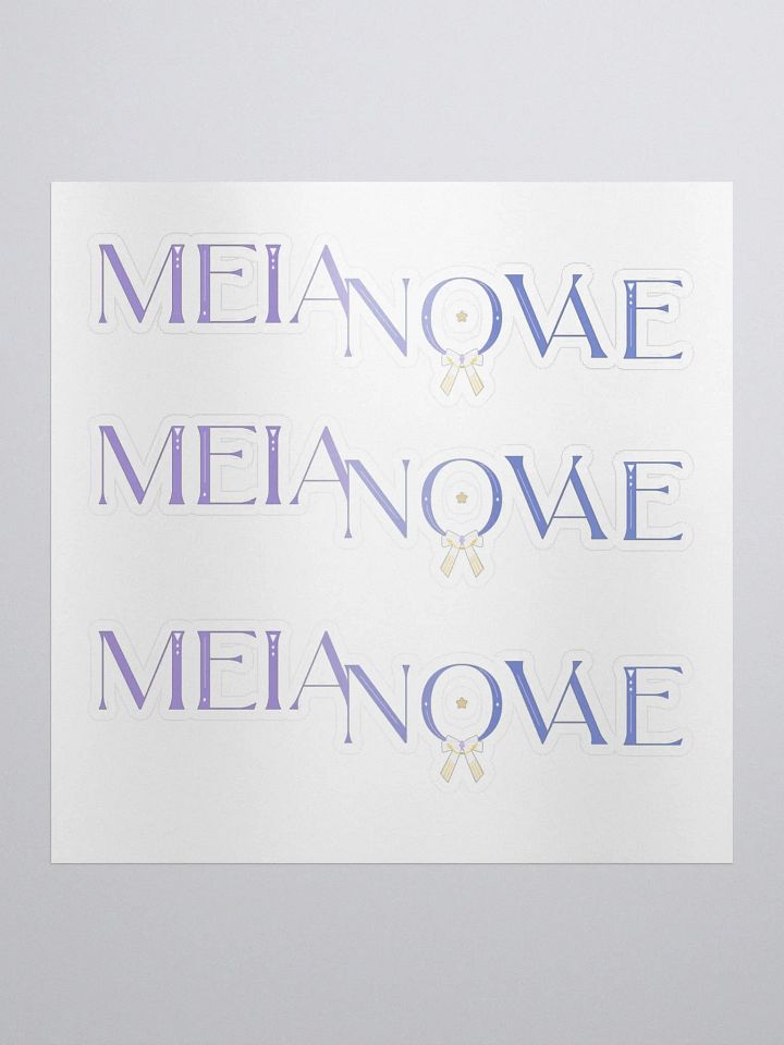 Meia Novae Logo Sticker Sheet! product image (1)