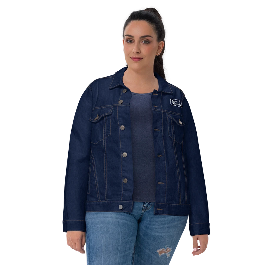 Good Listener Embroidered Jean Jacket product image (23)