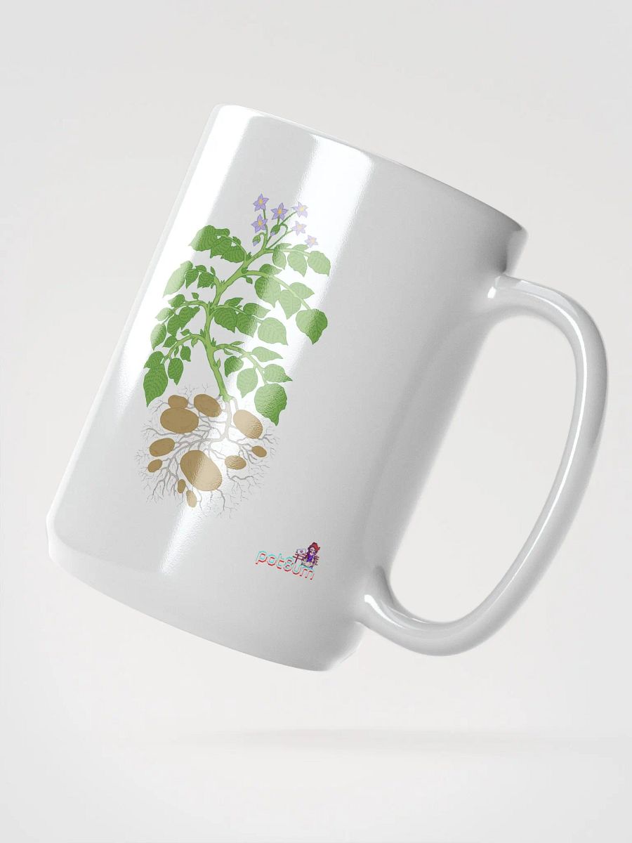 GROWING OUT OF PURE SPITE white glossy mug product image (3)